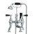 Lefroy Brooks Classic black lever deck mounted bath shower mixer