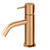 Linea one hole eco start basin mixer - Satin Copper