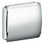 Keuco Plan Toilet Roll Holder with Lid - Chrome