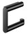 Keuco Plan Toilet Roll Holder - Matt Black