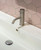 Flow Stainless Steel 1-hole basin mixer brushed steel