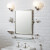 Lefroy Brooks LB 4509 Classic tilting mirror with brass frame