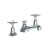 Lefroy Brooks LS 1220 Classic basin mixer with star handles & pop-up waste