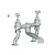 Lefroy Brooks WL 1107 Classic deck mounted bath bridge filler with white levers