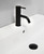 Flow Nero 1-Hole Deck Mounted Basin Mixer Excludes Waste Satin Black