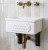 Thomas Crapper Harwood Cloakroom Basin - White