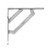 Thomas Crapper Medium Darby Bracket – Chrome