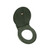Thomas Crapper Oval W.C. Seat - Forest Green - Chrome fittings
