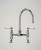 Tradition deck mounted 2-hole kitchen sink mixer/china levers - finish options