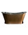 Copper roll top bath polished nickel, antique copper exterior - size options