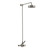 Lefroy Brooks Mackintosh black thermostatic valve with riser & 8" rose