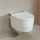 Geberit AquaClean Gloss Chrome Mera Classic Rimless Wall Hung Shower WC