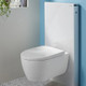 Geberit - Monolith WC Frame & Cistern for Wall Hung WC's - White/Aluminium Height 1010mm