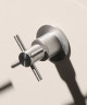 Zuchetti Helm Wall Valve With Cross Handle