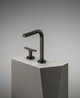 Fantini Sailing 2-hole deck mounted basin mixer PVD gun metal