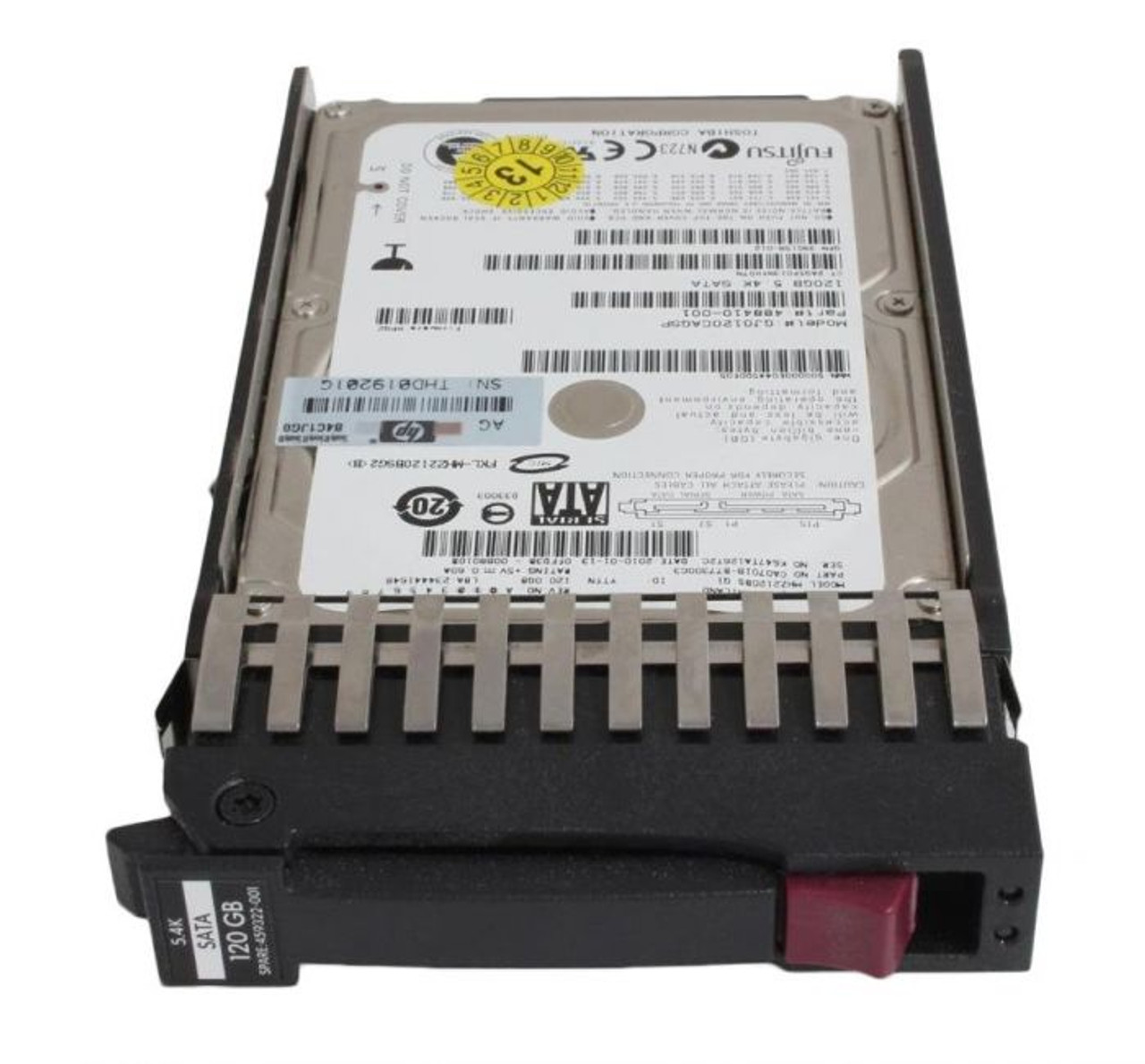 488410R-001 | HP | 120GB 5400RPM SATA 1.5GB/S HOT-PLUGGABLE 2.5-INCH HARD DRIVE