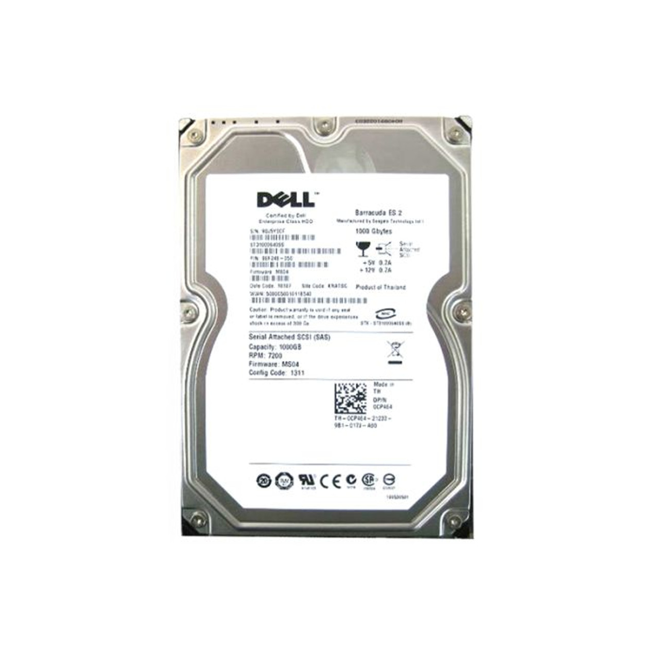 9EF248-050 | SEAGATE | BARRACUDA ES.2 1TB 7200RPM SAS 3GB/S 16MB CACHE 3.5-INCH HARD DRIVE