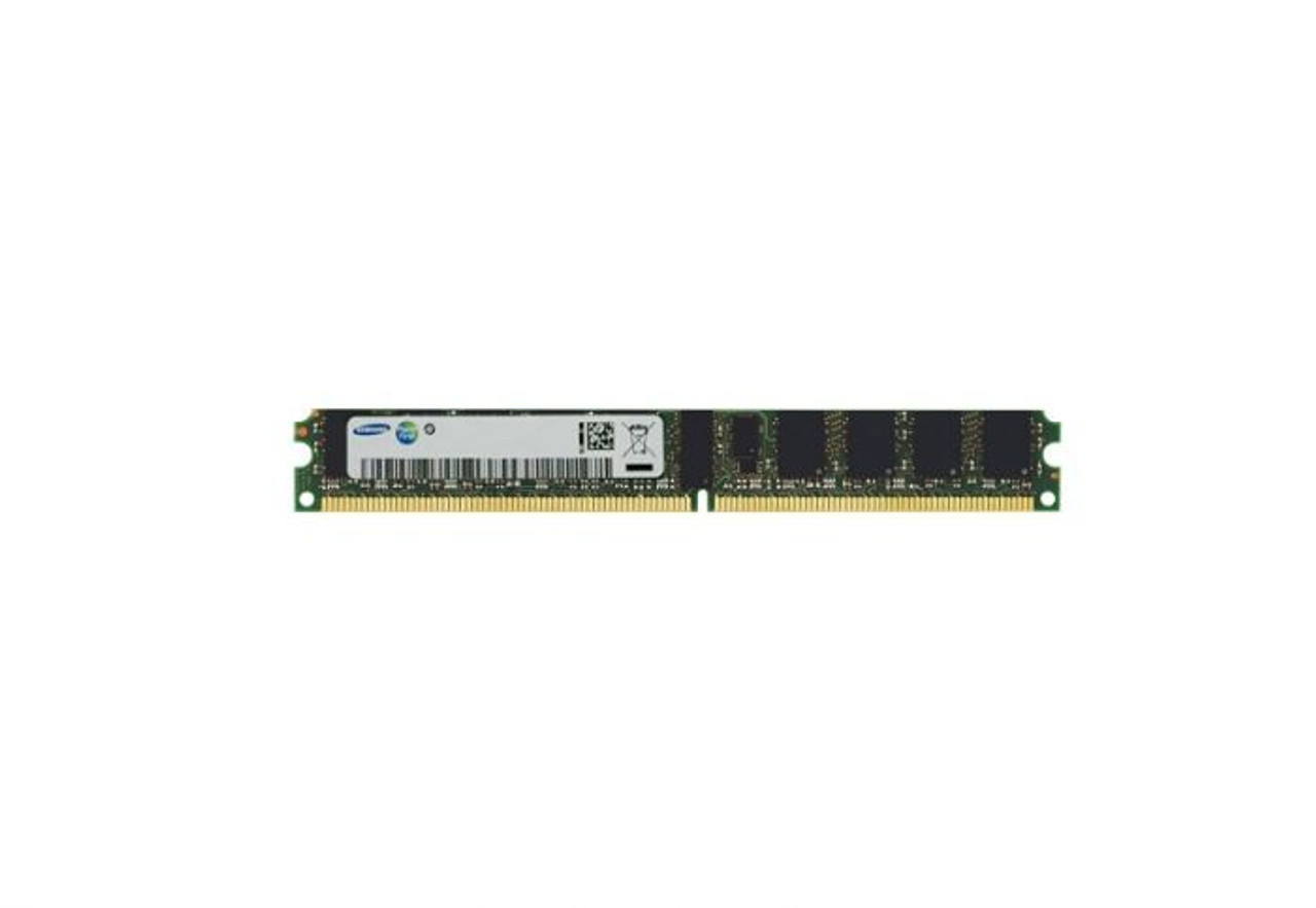 M392T5160EMA-CE6 | SAMSUNG | 4GB DDR2-667MHZ PC2-5300 ECC REGISTERED CL5 240-PIN DIMM VERY LOW PROFILE (VLP) DUAL RANK MEMORY MODULE M392T5160EMA-CE6 | SAMSUNG | 4GB DDR2-667MHZ PC2-5300 ECC REGISTERED CL5 240-PIN DIMM VERY LOW PROFILE (VLP) DUAL RANK MEMORY MODULE