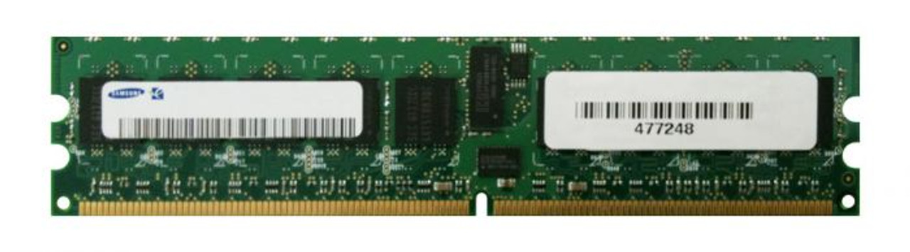 M392T5663FBA-CF7 | SAMSUNG | 2GB DDR2-800MHZ PC2-6400 ECC REGISTERED CL6 240-PIN DIMM VERY LOW PROFILE (VLP) DUAL RANK MEMORY MODULE