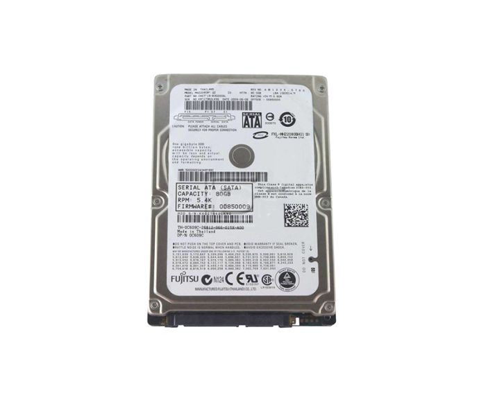 MHZ2080BH | FUJITSU | 80GB 5400RPM 8MB CACHE SATA 3GB/S 7-PIN 2.5-INCH LAPTOP HARD DRIVE