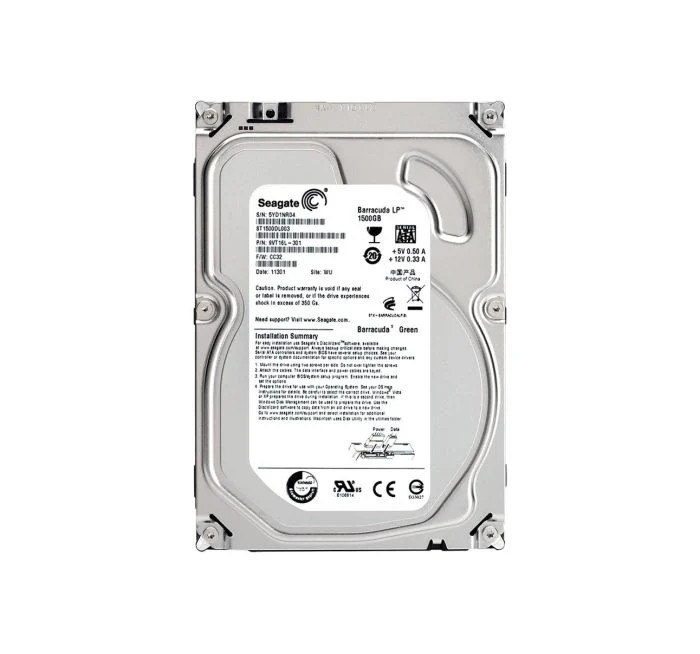 ST1500DL003 | SEAGATE | Barracuda Green 1.5Tb 5900Rpm Sata 6Gb/S 64Mb Cache 3.5-Inch Hard Drive