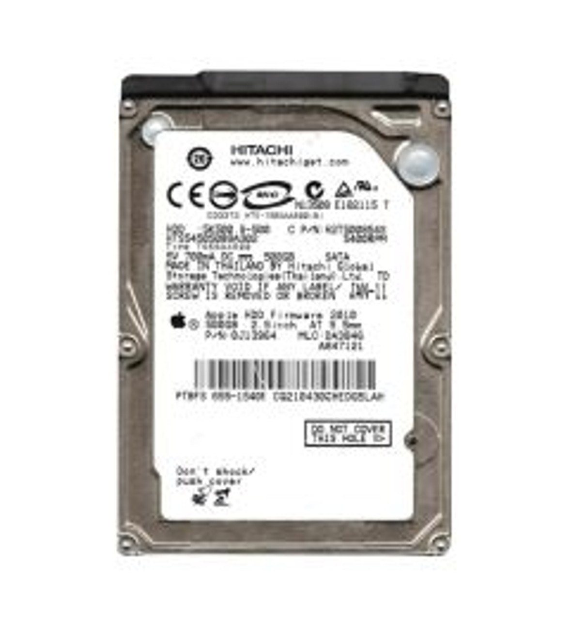 HTS545050B9A302 | HITACHI | TRAVELSTAR 5K500.B SERIES 500GB 5400RPM SATA 3GB/S 8MB CACHE 2.5-INCH HARD DRIVE