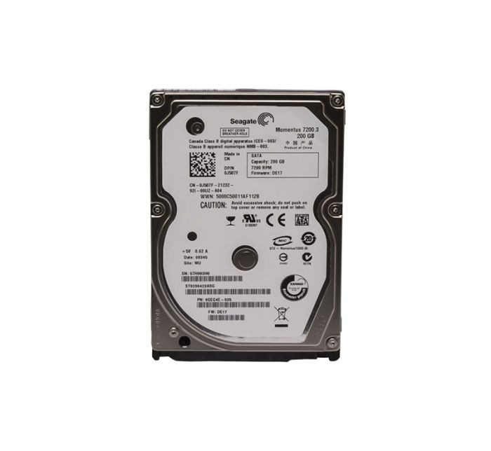 0J587F | DELL | 200GB 7200RPM SATA 2.5-INCHHARD DRIVE