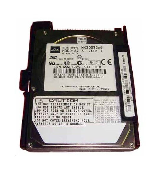 J7948B | HP | 20GB IDE HARD DRIVE WITH EIO SLOT FOR LASERJET 4345MFP AND 9200C DIGITAL SENDER