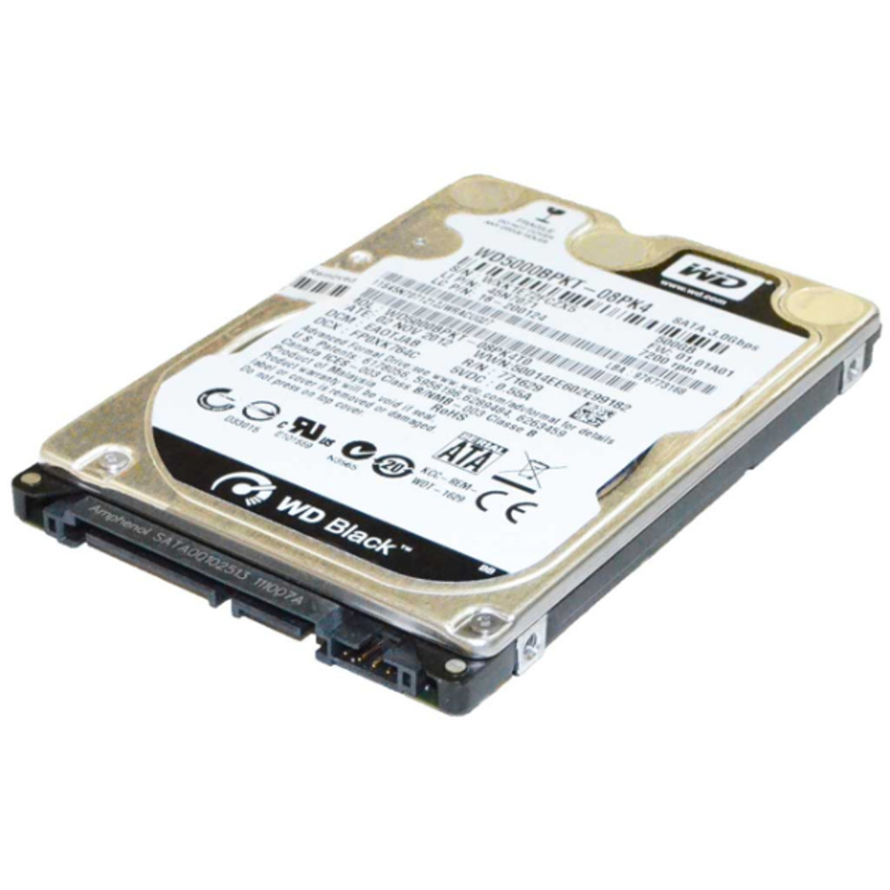 WD3200BEKT-60V5T1 | Western Digital | Scorpio Black 320GB 7200RPM SATA 3GB/s 16MB Cache 2.5-inch Hard Drive
