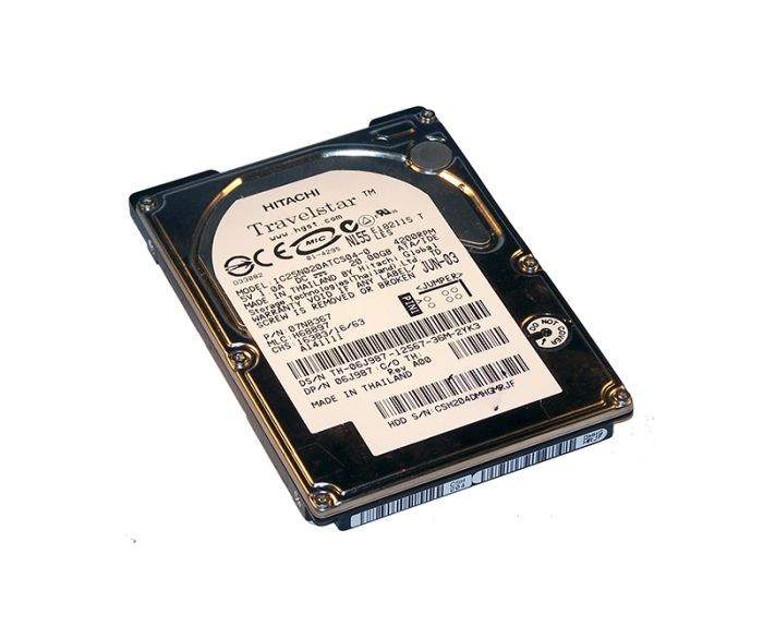 07N8367 | IBM | 20GB 4200RPM IDE ULTRA ATA 2.5-INCH HARD DRIVE