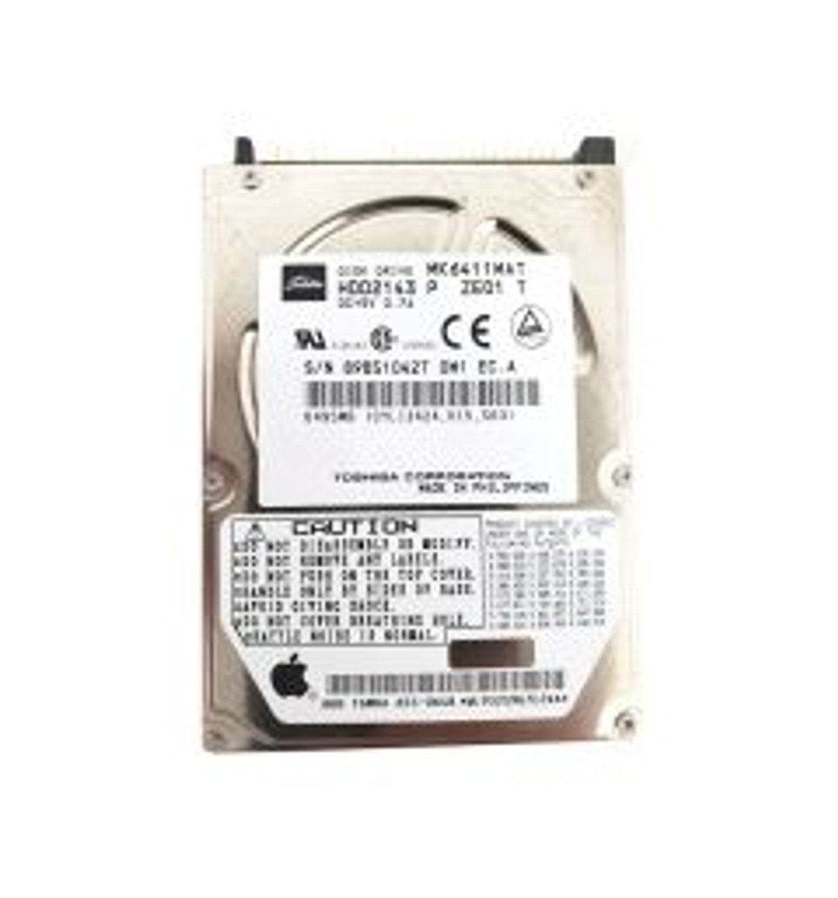 HDD2143 | TOSHIBA | 6.4GB 4200RPM IDE ULTRA ATA/33 (ATA-4) 512KB CACHE 2.5-INCH HARD DRIVE