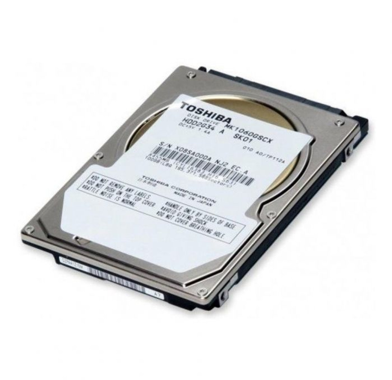 HDD2G34 | TOSHIBA | 100GB 4200RPM SATA 1.5GB/S 8MB CACHE 2.5-INCH HARD DRIVE
