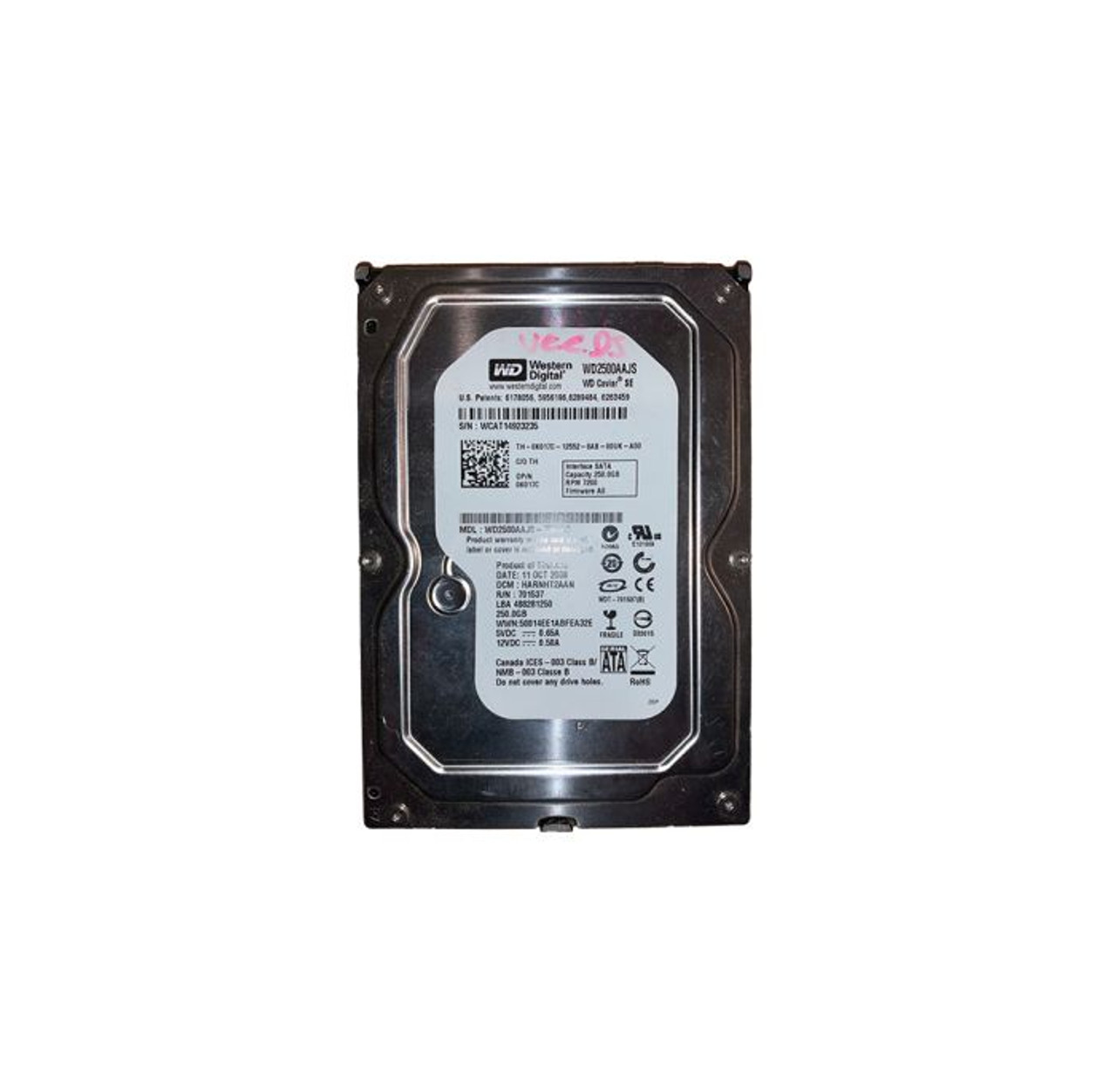 0A37135 |  HITACHI | CINEMASTAR P7K500 SERIES 250GB 7200RPM IDE ULTRA ATA/133 (ATA-7) 8MB CACHE 3.5-INCH HARD DRIVE