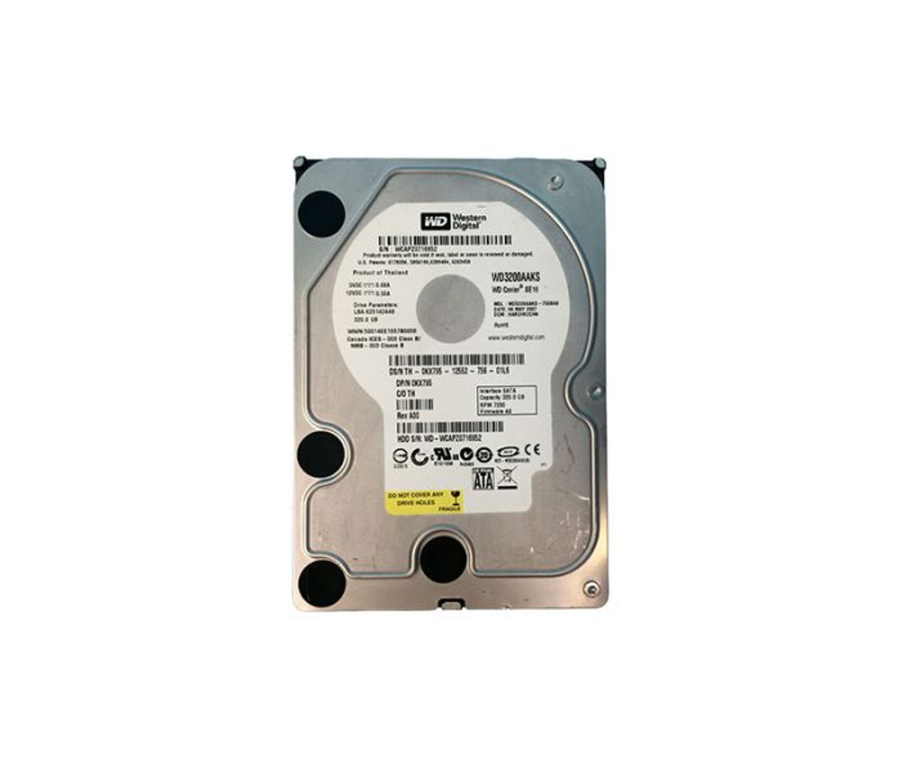 2GVJJ |  DELL | 250GB 7200RPM SATA 3GB/S 3.5-INCHHARD DRIVE