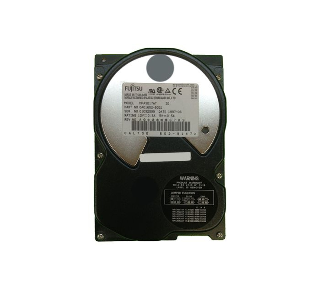 AC313000 |  WESTERN DIGITAL | CAVIAR 13GB 5400RPM EIDE 512KB CACHE (512) 3.5-INCH HARD DRIVE