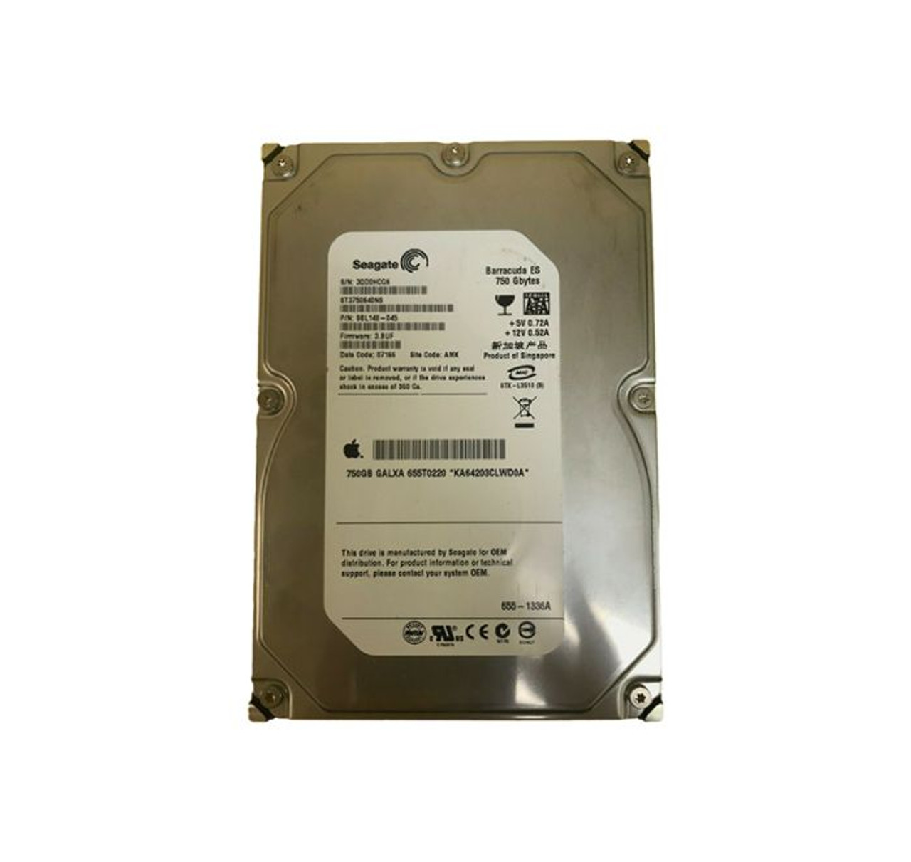 9BD131-020 |  SEAGATE | BARRACUDA 7200.9 SERIES 80GB 7200RPM SATA 3GB/S 8MB CACHE (512) 3.5-INCH HARD DRIVE