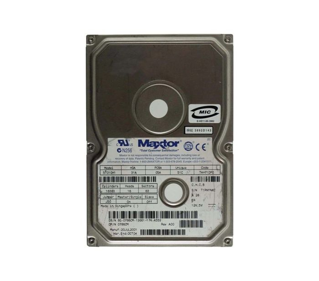 46X1129 |  IBM | 2TB 7200RPM SATA 3GB/S 3.5-INCH HARD DRIVE