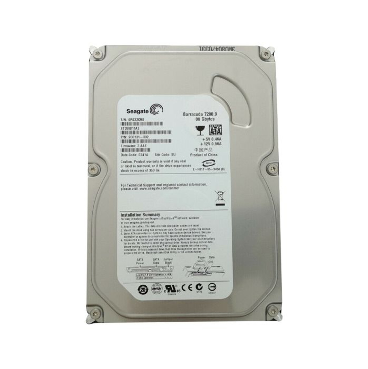 H7DVY |  DELL | 500GB 7200RPM SATA 3GB/S HOT-PLUGGABLE 16MB CACHE 3.5-INCH HARD DRIVE