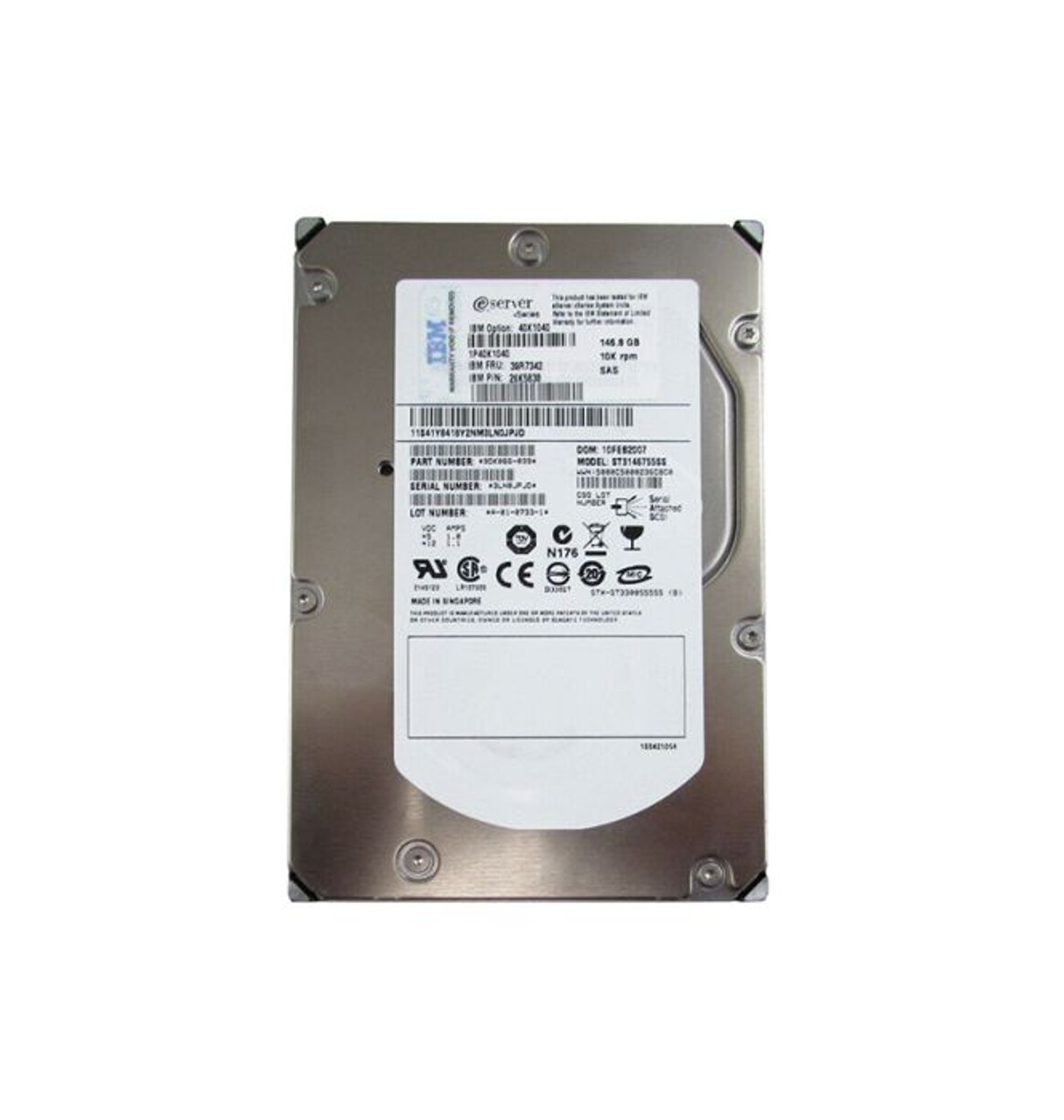 71P7421 |  IBM | 73GB 15000RPM ULTRA320 SCSI 80-PIN 16MB CACHE 3.5-INCH HARD DRIVE