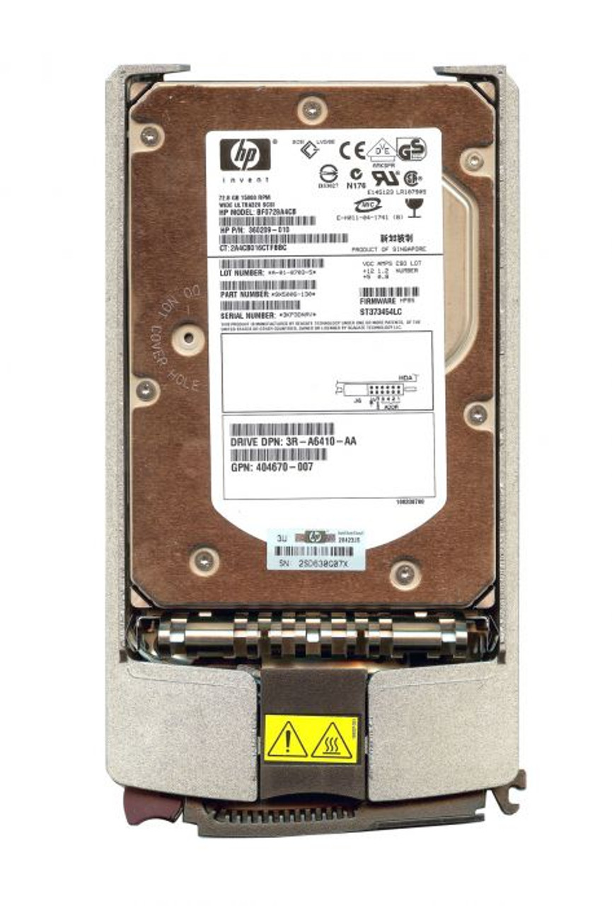 512544-001 |  HP | 72GB 15000RPM SAS 6GB/S 2.5-INCH DUAL PORT HARD DRIVE WITH TRAY