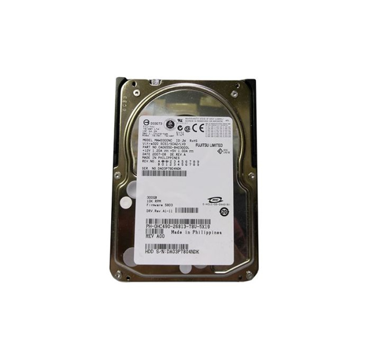 44W2236 |  IBM | 300GB 15000RPM SAS 6GB/S HOT-SWAPPABLE 3.5-INCH HARD DRIVE