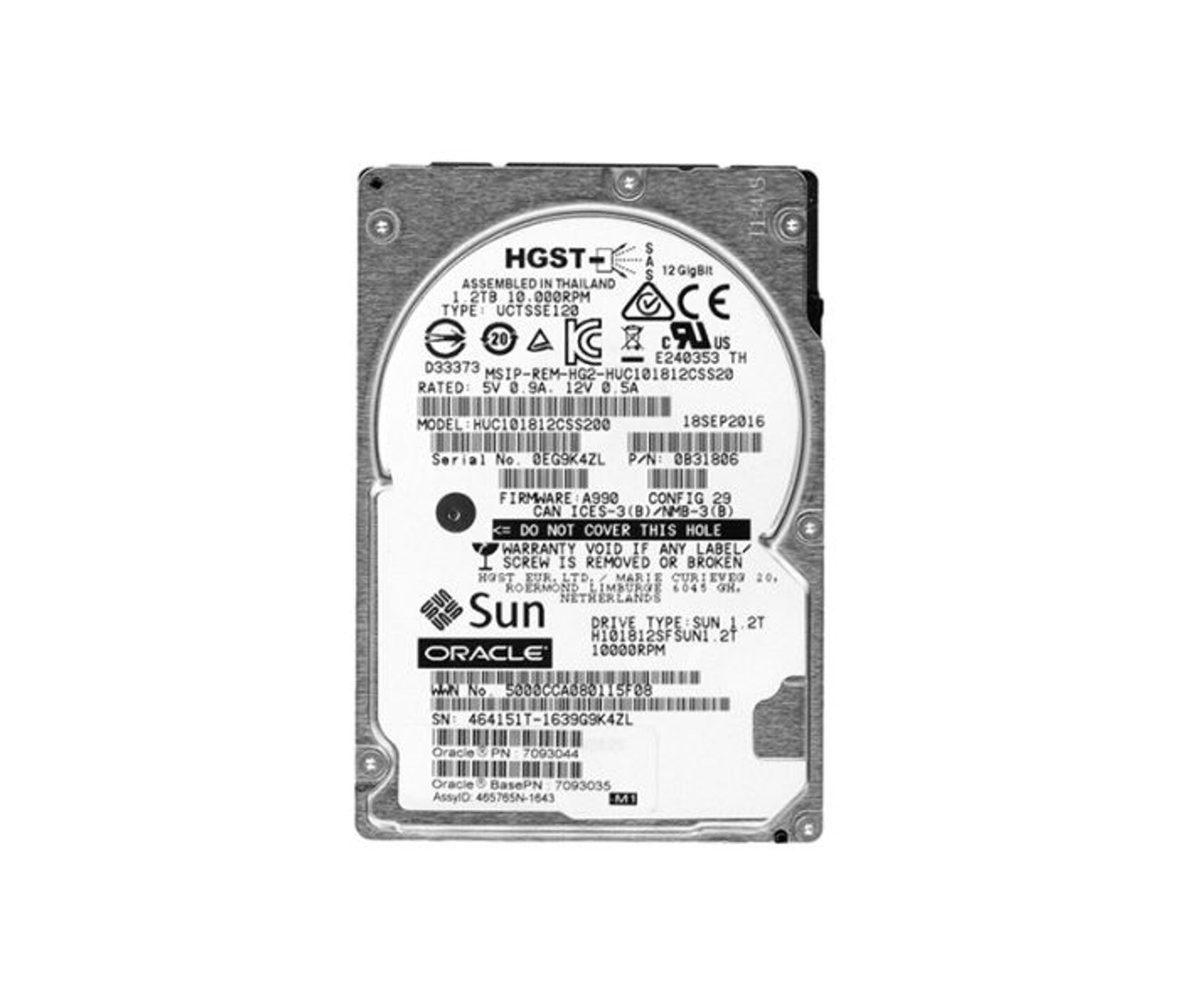 AD018334A8 |  HP | 18.2GB 10000RPM WIDE ULTRA3 SCSI HARD DRIVE