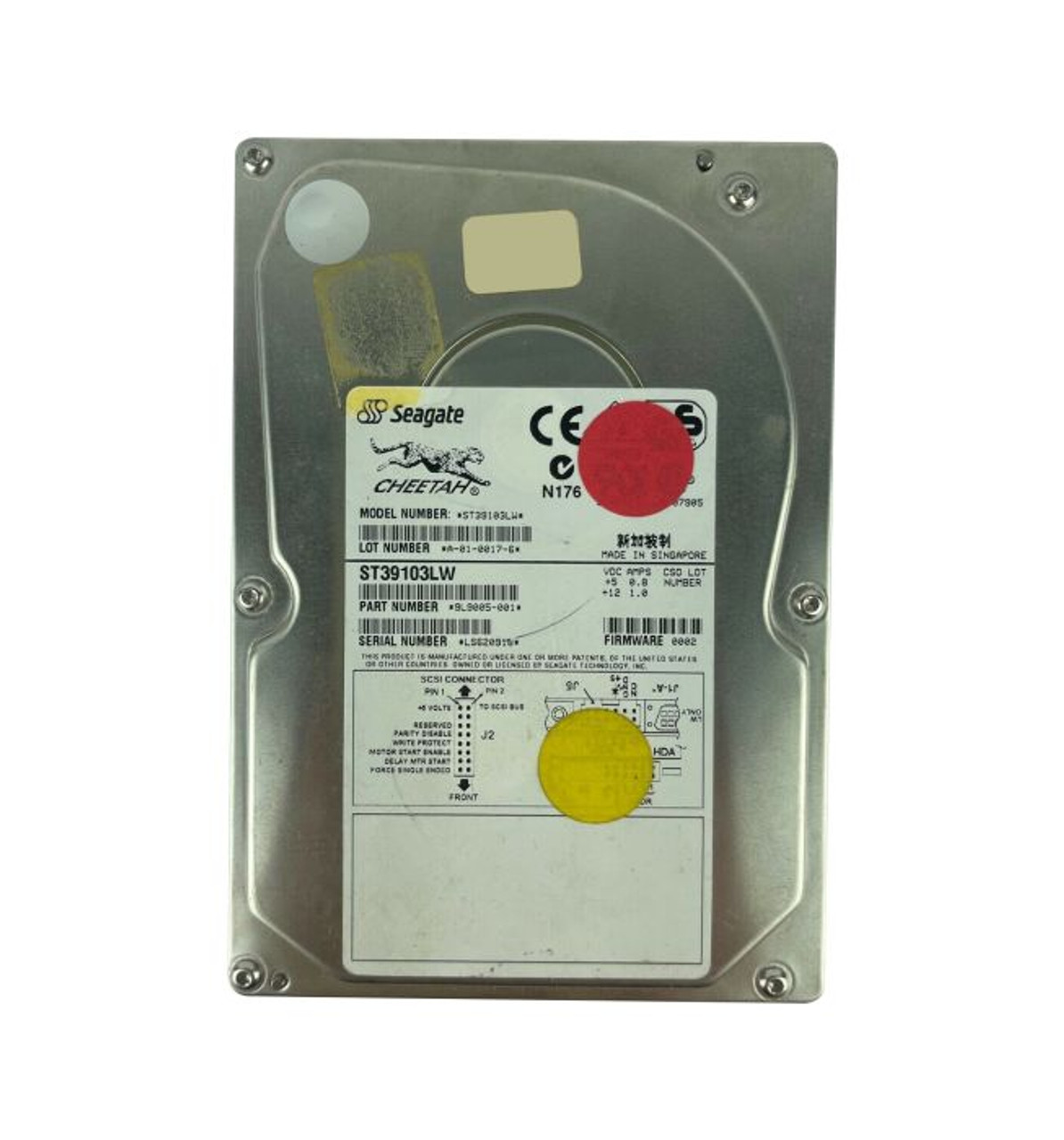 5049116 |  EMC | 600GB 10000RPM FIBRE CHANNEL 2/4GB/S 3.5-INCH HARD DRIVE