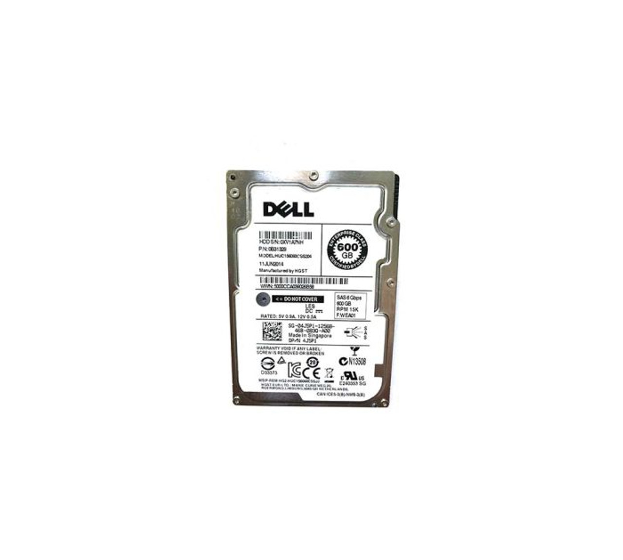 876938-002 |  HP | 1.2TB 10000RPM SAS 12GB/S 2.5-INCH HARD DRIVE