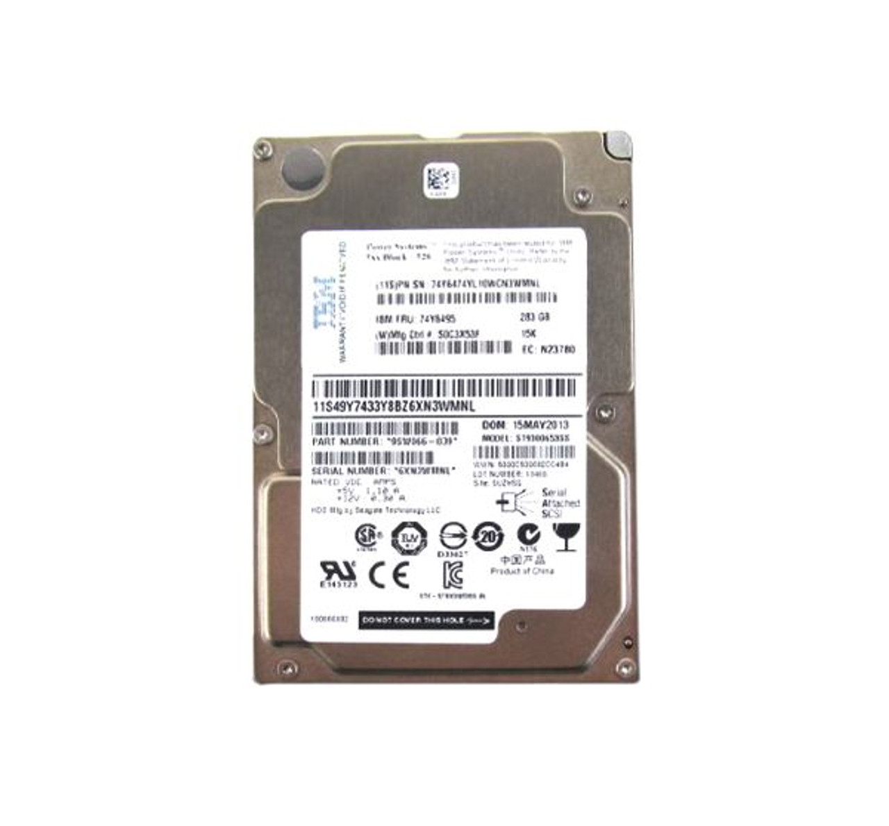 ST373307ESUN72G |  SUN | 73GB 10000RPM 3.5-INCH FIBER CHANNEL 2GB/S HARD DRIVE
