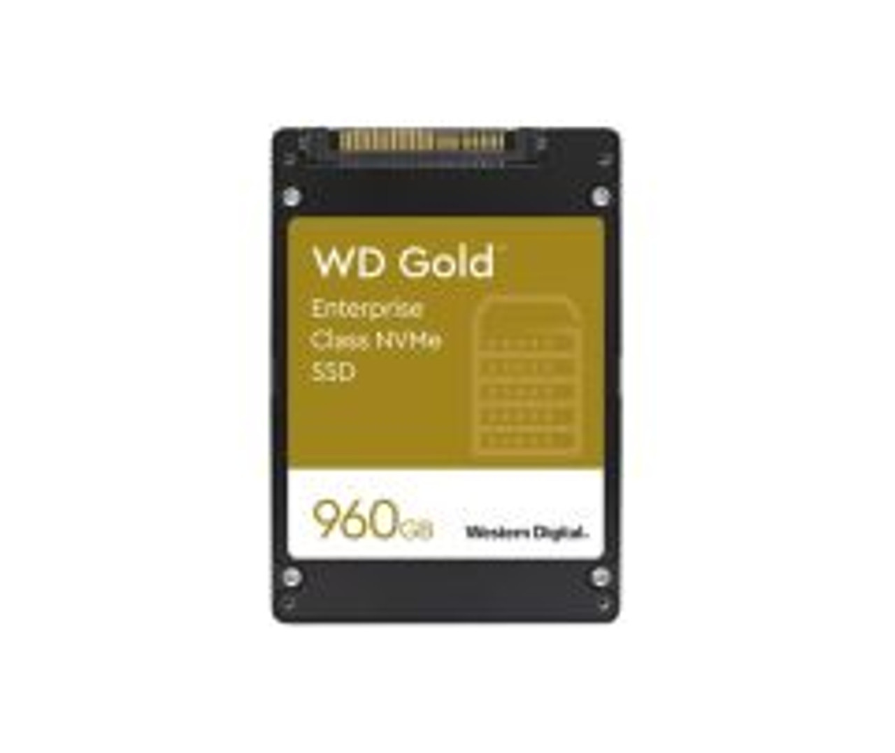 WDS960G1D0D | WESTERN DIGITAL | GOLD ENTERPRISE CLASS 960GB PCI EXPRESS NVME 3.1 X4 U.2 SOLID STATE DRIVE