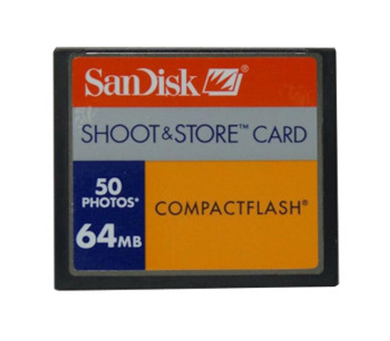SDCFS64C10 | Sandisk | Shoot & Store 64Mb Compactflash (Cf) Memory Card