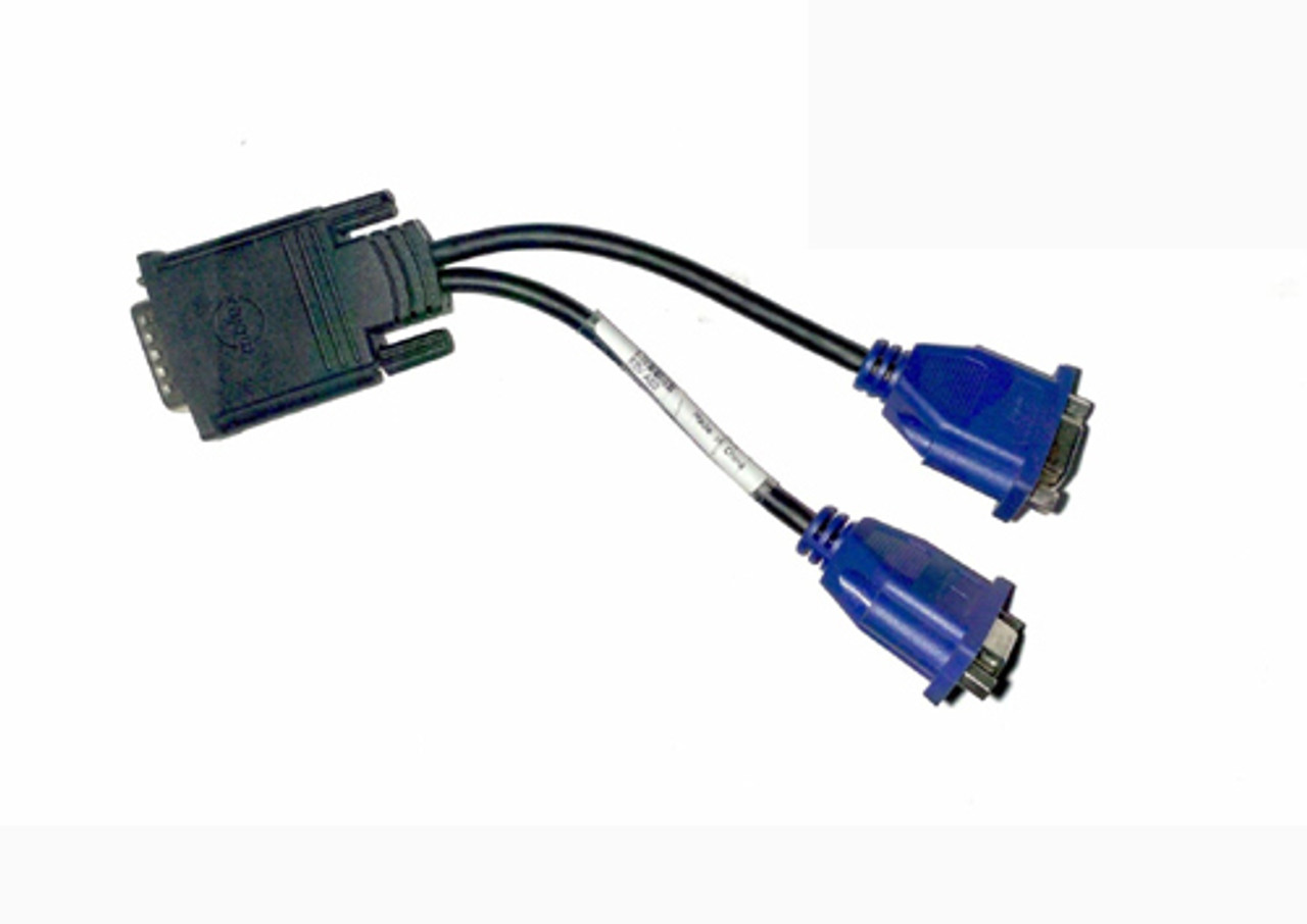 310-4469 | DELL | 9 Inch Dms59 To Dual Vga Splitter Cable. Refurbished. In Stock.