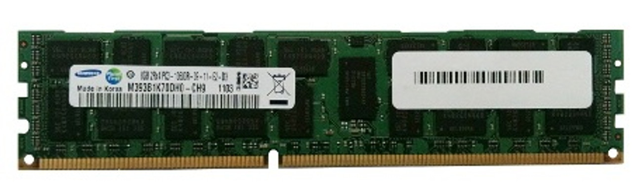M393B1K70DH0-CH9 | Samsung | 8Gb (1X8Gb) 1333Mhz Pc310600R Dual Rank X4 Ecc Registered Cl9 1.5V Ddr3 Sdram 240Pin Rdimm Memory Module For Server