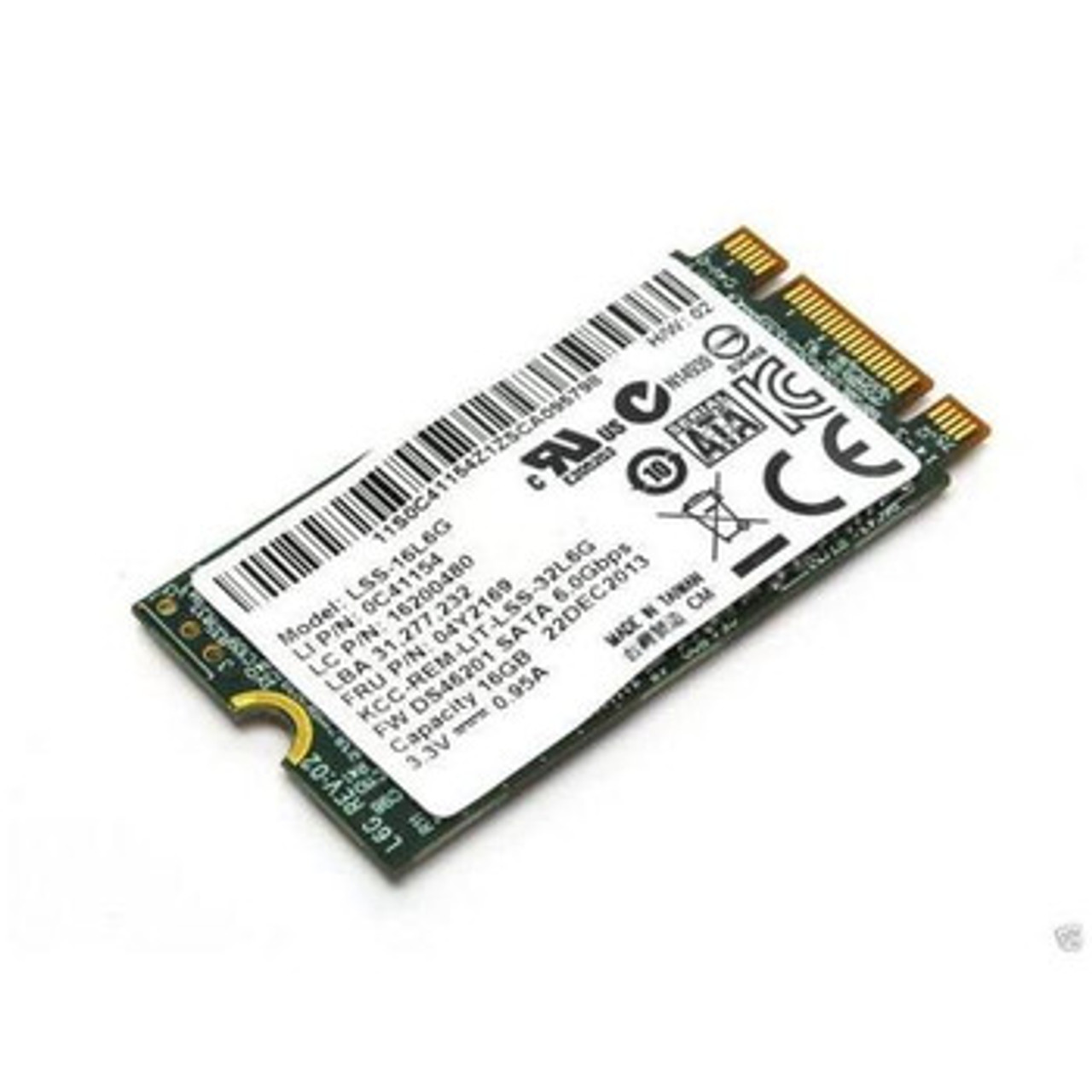 04X4456 | LENOVO | 16Gb Mlc Sata 6Gbps M.2 2242 Internal Solid State Drive (Ssd) For Thinkpad Yoga 14